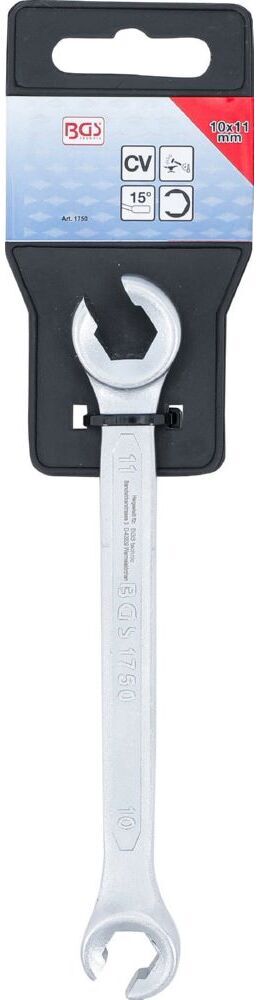 BGS Offener Doppel Ringschlüssel 10 x 11 mm Produktbild BGS Offener Doppel Ringschlüssel 10 x 11 mm bild 4