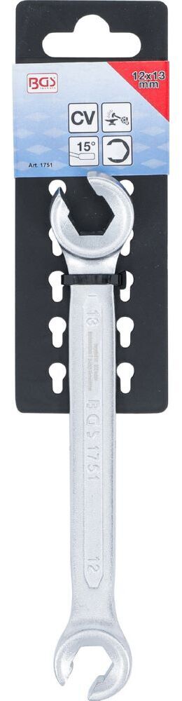 BGS Offener Doppel Ringschlüssel 12 x 13 mm Produktbild BGS Offener Doppel Ringschlüssel 12 x 13 mm bild 4