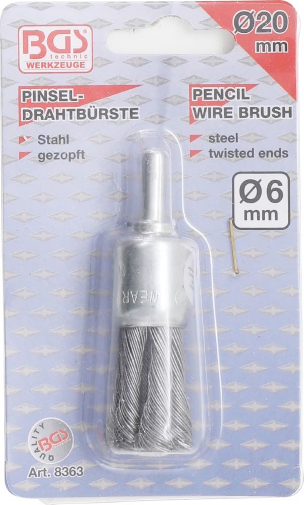 Produktbild Pinsel Drahtbürste 20 mm bild 3
