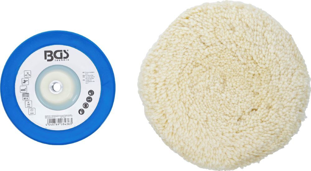 Produktbild Polierhauben Satz Durchmesser 180 mm 2 teilig bild 3