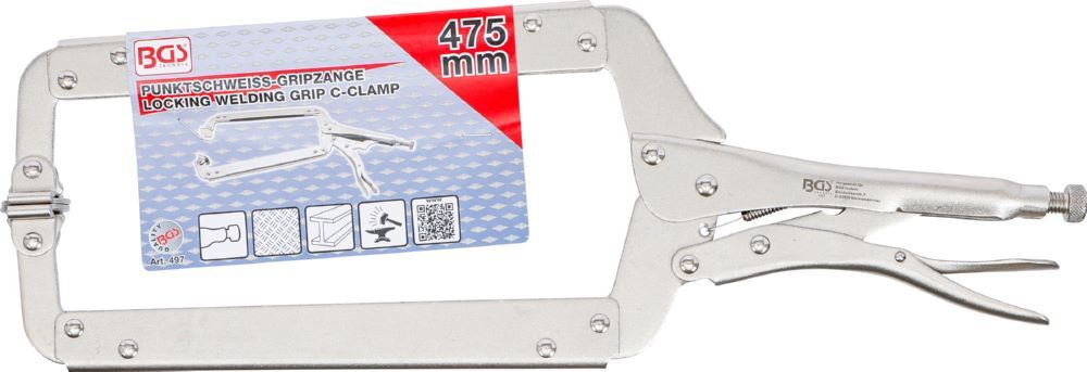 BGS Punktschweiß Gripzange 475 mm Produktbild BGS Punktschweiß Gripzange 475 mm bild 5