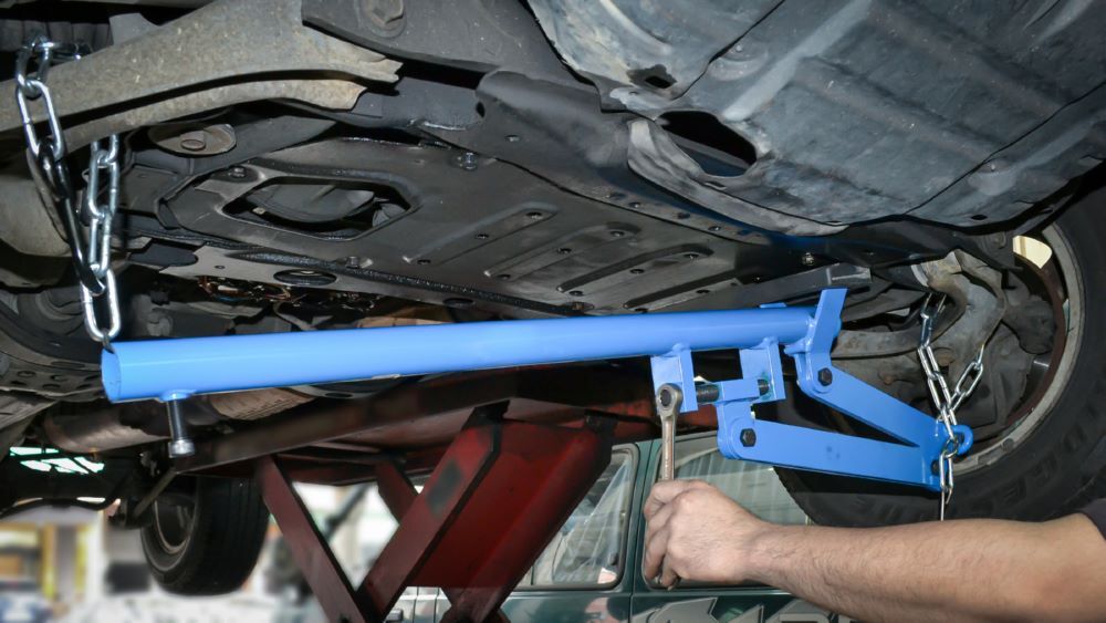 BGS Querlenker Hebelwerkzeug mit Kette Produktbild BGS Querlenker Hebelwerkzeug mit Kette bild 2