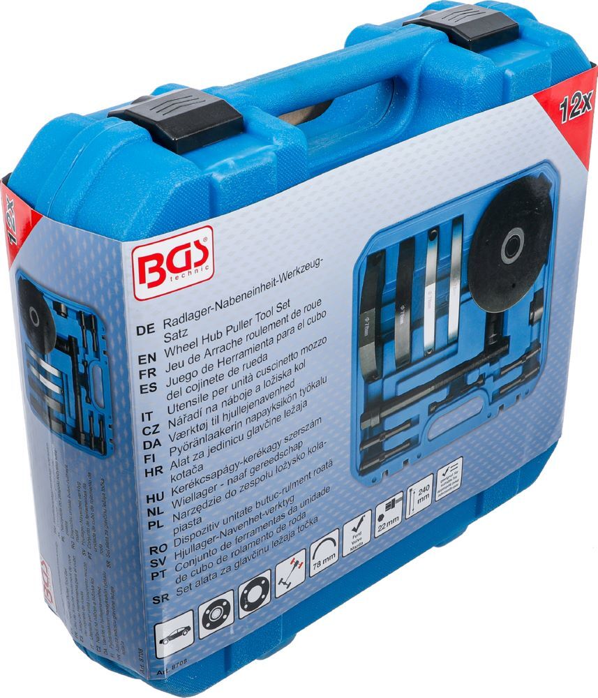 BGS Radlager Nabeneinheit Werkzeug Satz für Ford, Volvo, Mazda Durchmesser 78 mm BGS Radlager Nabeneinheit Werkzeug Satz für Ford, Volvo, Mazda Durchmesser 78 mm