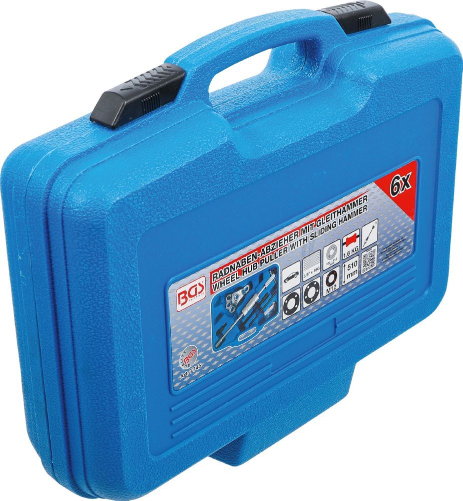 BGS Radnaben Abzieher mit Gleithammer 6 teilig Produktbild BGS Radnaben Abzieher mit Gleithammer 6 teilig bild 5