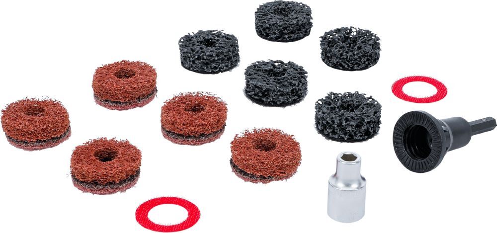 BGS Radnabenschleifer Satz für Stehbolzen und Radmutternbolzen 14 teilig Produktbild BGS Radnabenschleifer Satz für Stehbolzen und Radmutternbolzen 14 teilig