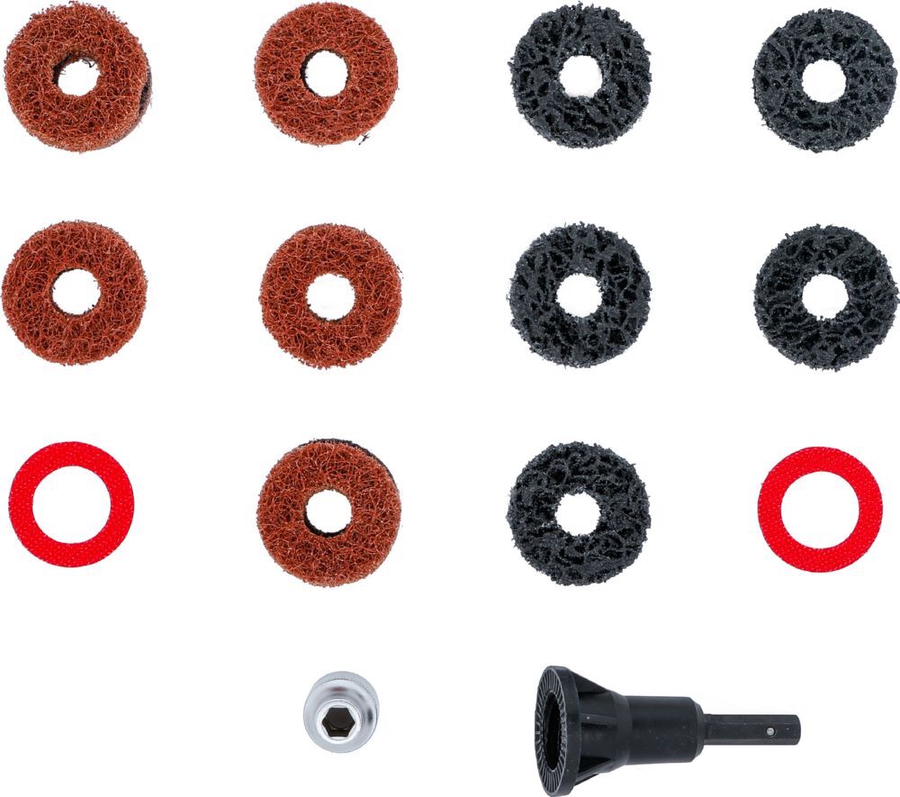 BGS Radnabenschleifer Satz für Stehbolzen und Radmutternbolzen 14 teilig Produktbild BGS Radnabenschleifer Satz für Stehbolzen und Radmutternbolzen 14 teilig bild 3