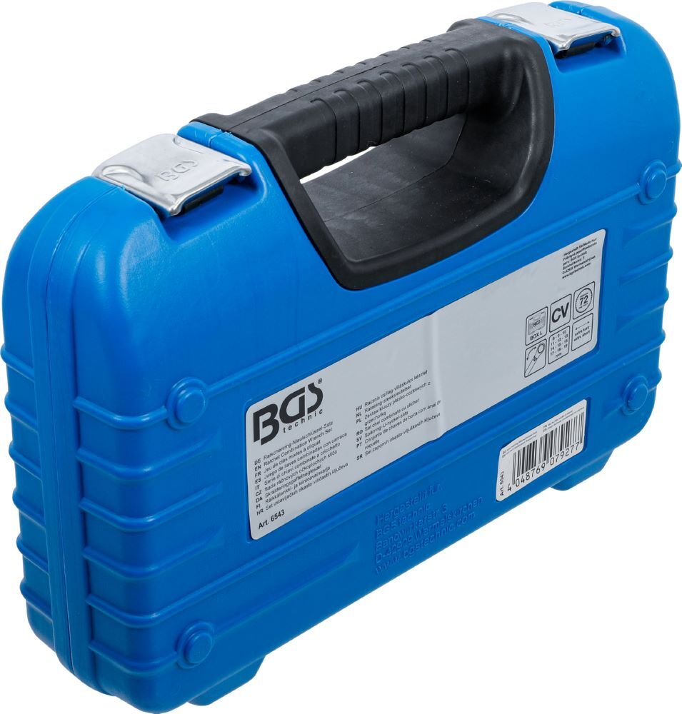 BGS Ratschenring Maulschlüssel Satz 8 - 19 mm 12 teilig kurz abwinkelbar Produktbild BGS Ratschenring Maulschlüssel Satz 8 - 19 mm 12 teilig kurz abwinkelbar bild 6