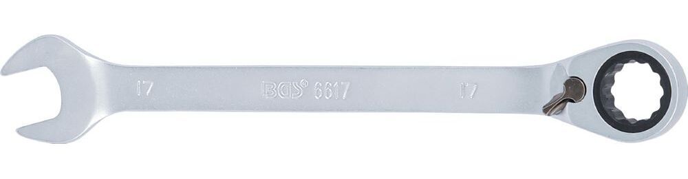 BGS Ratschenring Maulschlüssel 17 mm umschaltbar Produktbild BGS Ratschenring Maulschlüssel 17 mm umschaltbar bild 4