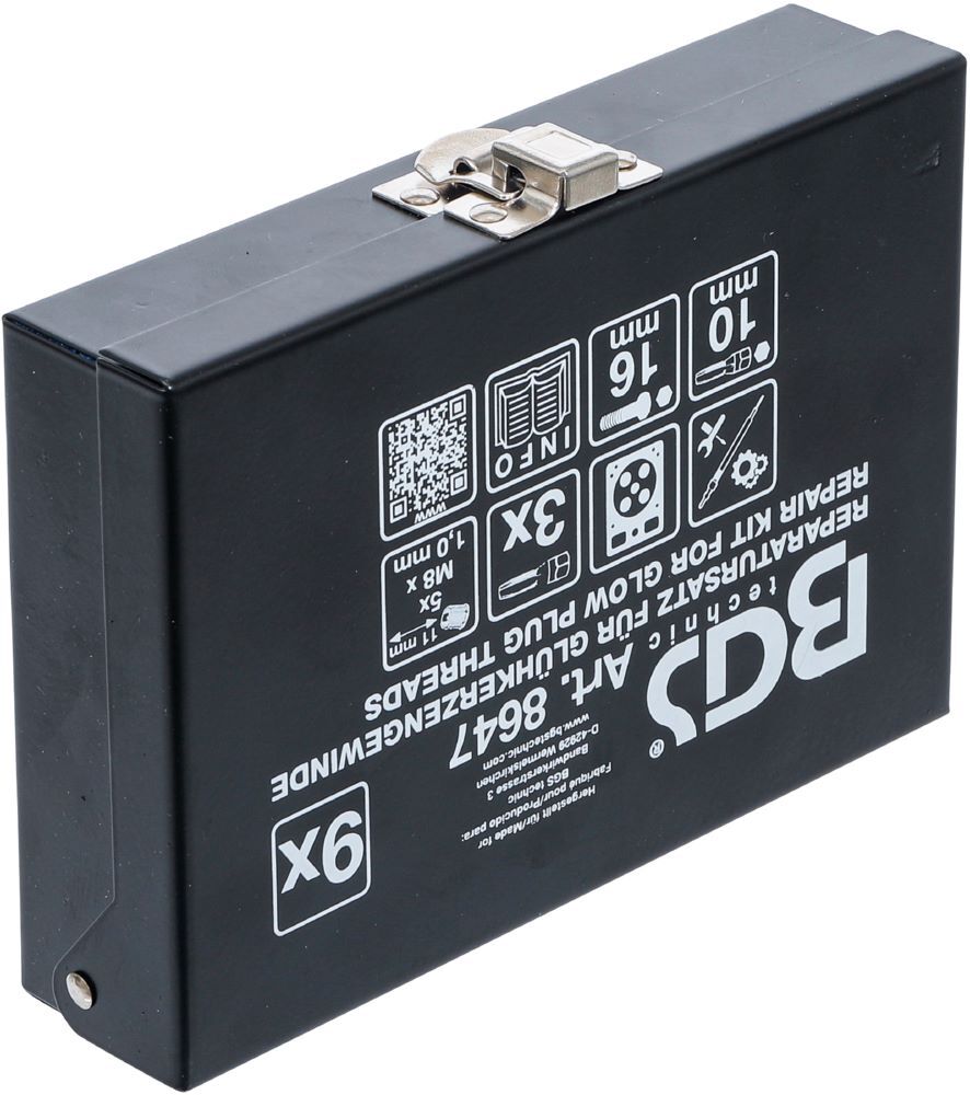 BGS Reparatursatz für Glühkerzengewinde M8 x 1.0 BGS Reparatursatz für Glühkerzengewinde M8 x 1.0