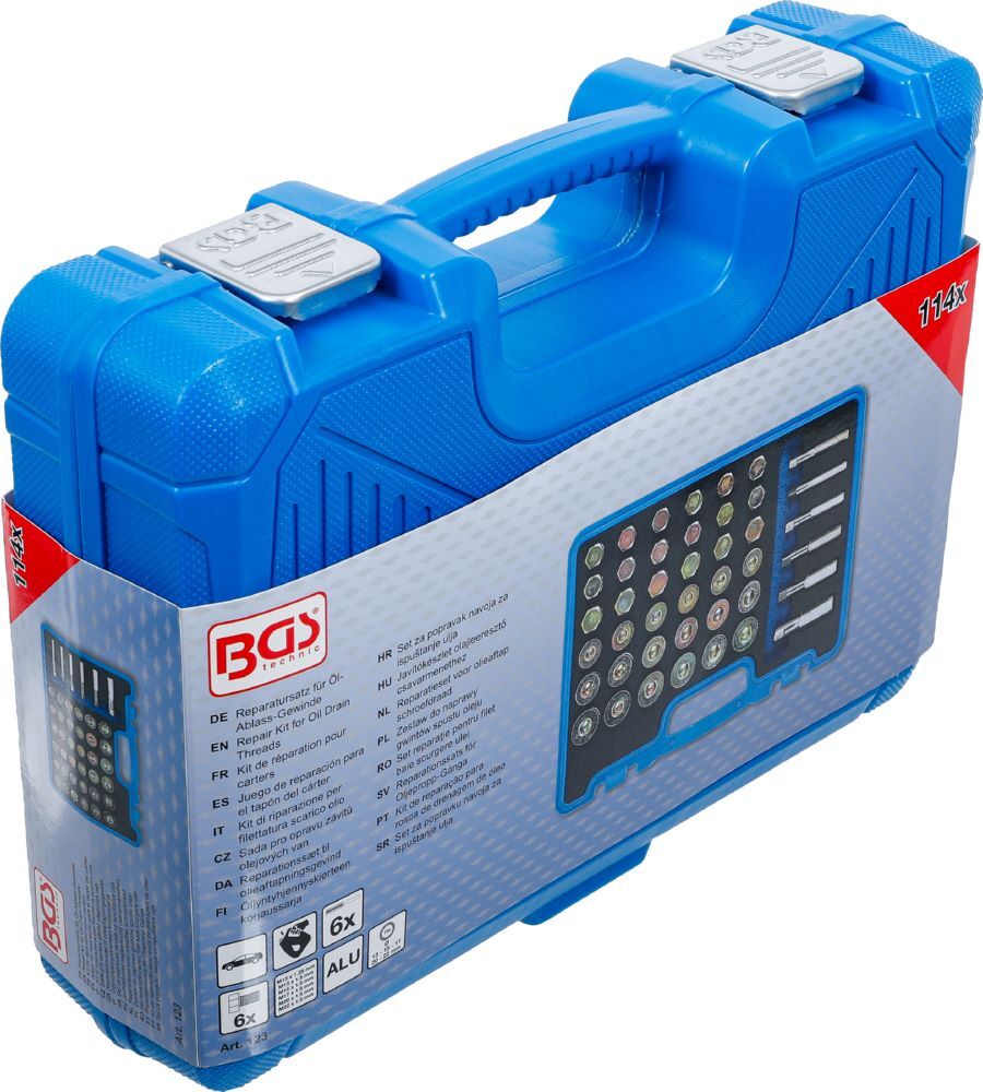 Produktbild Reparatursatz für Öl-Ablass Gewinde 114 teilig bild 6