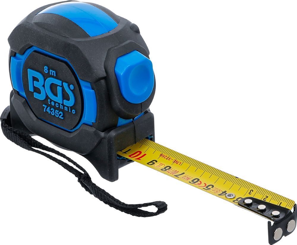BGS Rollbandmaß 25 mm x 8 m Blau / Schwarz Produktbild BGS Rollbandmaß 25 mm x 8 m Blau / Schwarz