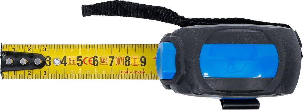 BGS Rollbandmaß 25 mm x 8 m Blau / Schwarz Produktbild BGS Rollbandmaß 25 mm x 8 m Blau / Schwarz bild 7