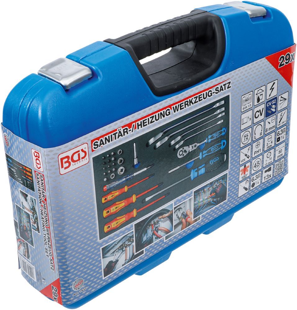 Produktbild Sanitär-/ Heizung Werkzeug Satz 29 teilig bild 6