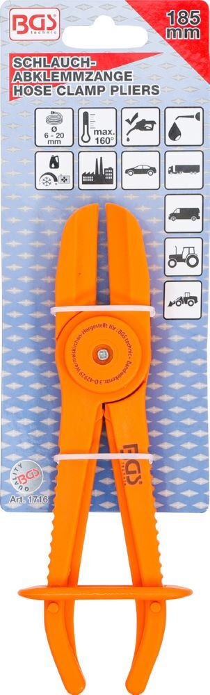 BGS Schlauch Abklemmzange 185 mm Produktbild BGS Schlauch Abklemmzange 185 mm bild 4