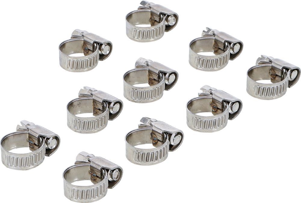 Produktbild Schlauchklemmen rostfrei 10 x 16 mm 10 teilig bild 2