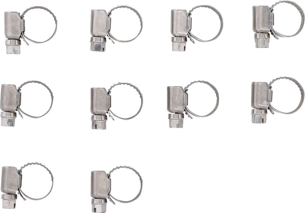 Produktbild Schlauchklemmen rostfrei 10 x 16 mm 10 teilig bild 3