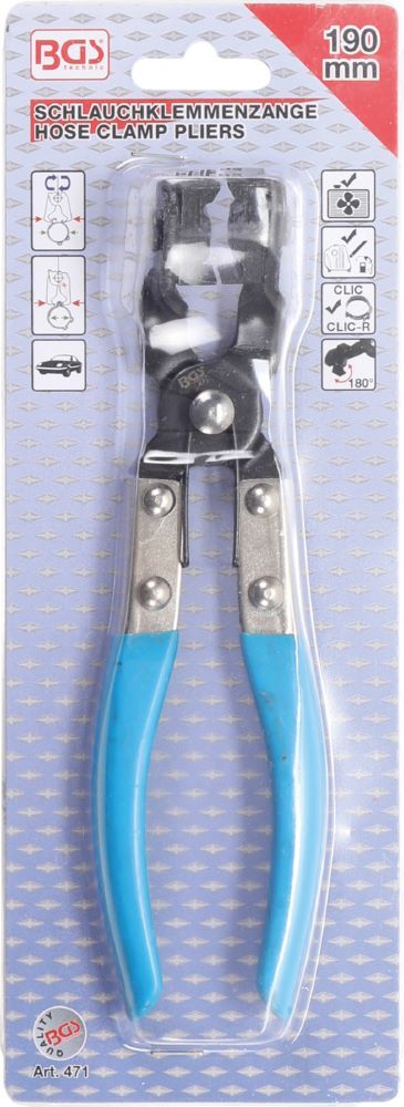 BGS Schlauchklemmenzange für CLIC- und CLIC-R Schlauchschellen 190 mm Produktbild BGS Schlauchklemmenzange für CLIC- und CLIC-R Schlauchschellen 190 mm bild 5