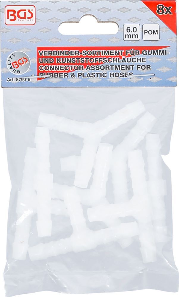 Produktbild Schlauchverbinder Sortimente kraftstoffbeständig 6 mm 8 teilig bild 4
