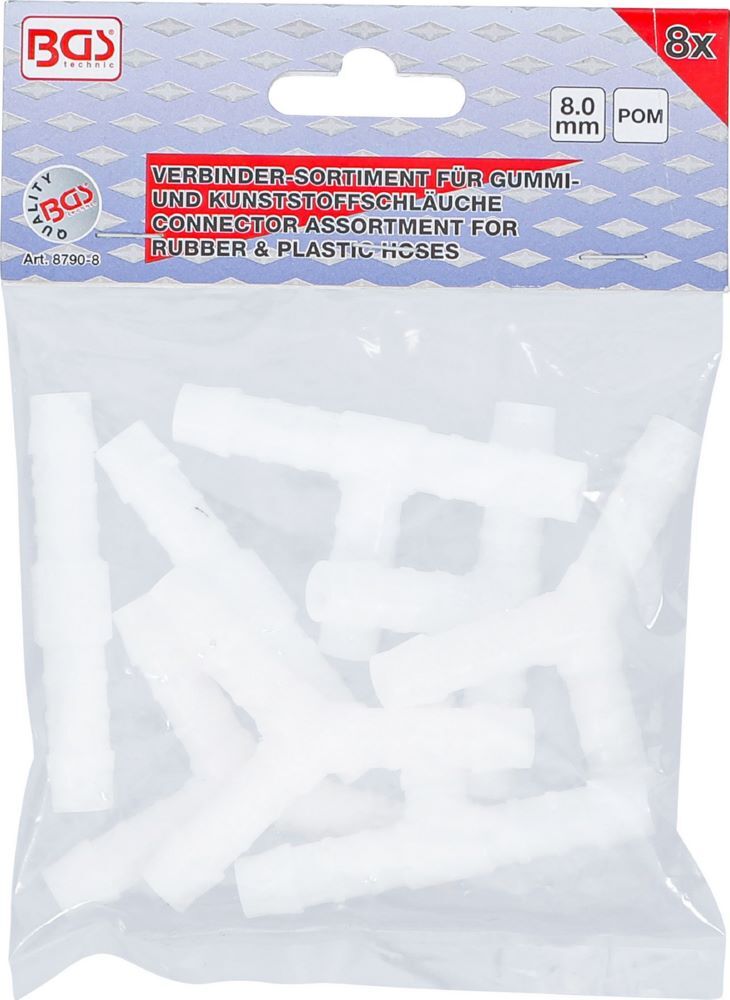 Produktbild Schlauchverbinder Sortimente kraftstoffbeständig 8 mm 8 teilig bild 4