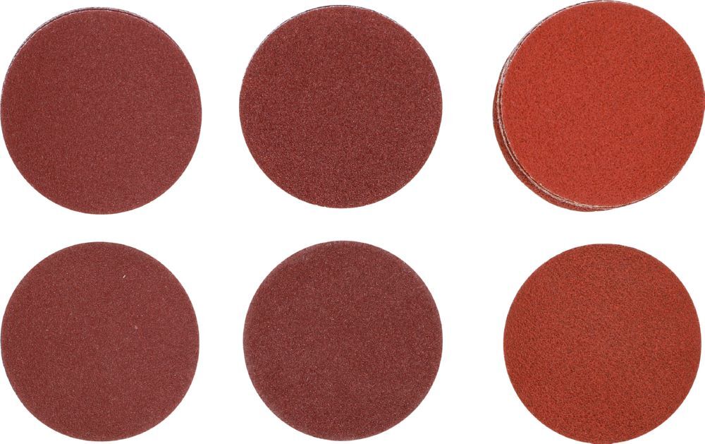 Produktbild Schleifblatt Satz für Exzenterschleifer 75 mm K 60 - 80 - 120 30 teilig bild 2
