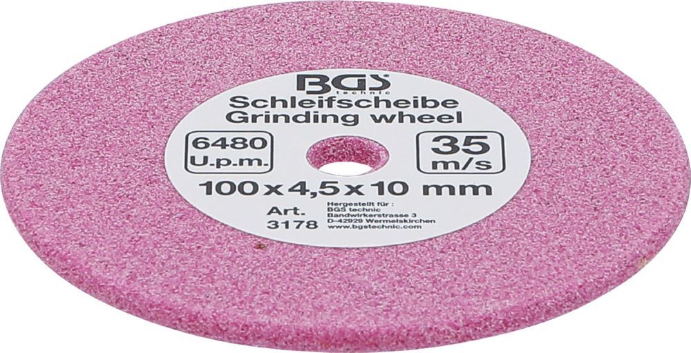 Produktbild Schleifscheibe für Artikel 3180 Durchmesser 100 x 4,5 x 10 mm bild 2