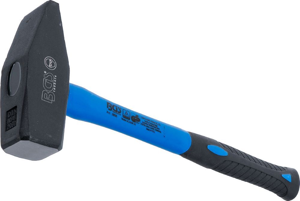 BGS Schlosserhammer Fiberglasstiel 2000 gramm DIN 1041 Produktbild BGS Schlosserhammer Fiberglasstiel 2000 gramm DIN 1041
