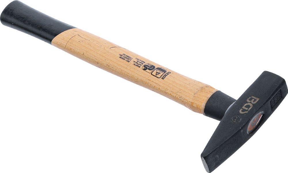 BGS Schlosserhammer Hickory Stiel 300 gramm DIN 1041 Produktbild BGS Schlosserhammer Hickory Stiel 300 gramm DIN 1041 bild 2