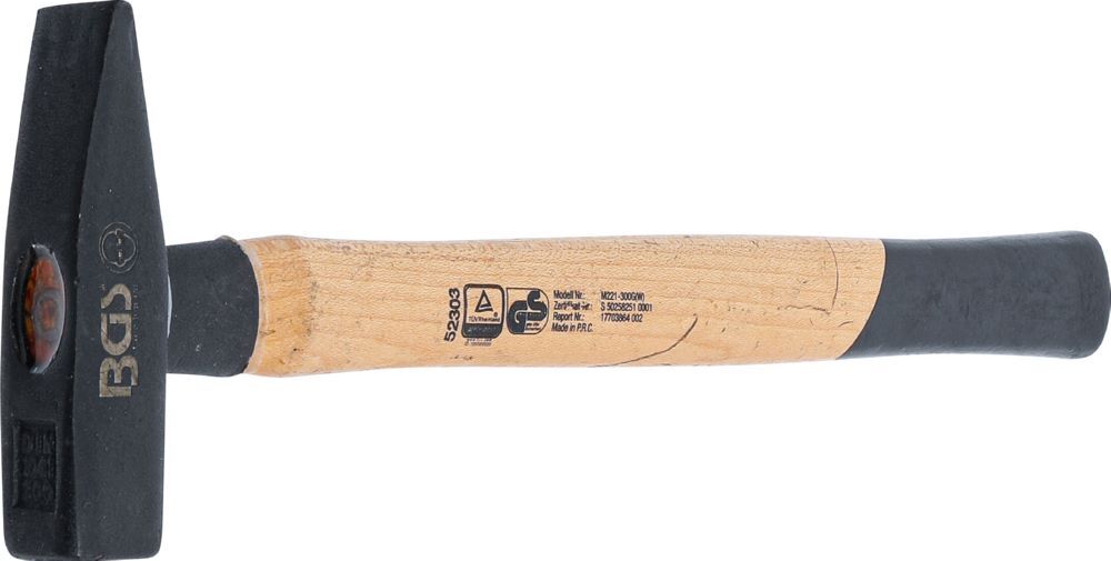 BGS Schlosserhammer Hickory Stiel 300 gramm DIN 1041 Produktbild BGS Schlosserhammer Hickory Stiel 300 gramm DIN 1041 bild 3