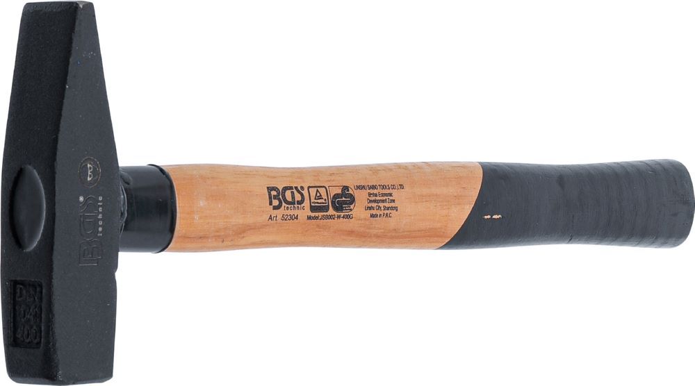 BGS Schlosserhammer Hickory Stiel 400 gramm DIN 1041 Produktbild BGS Schlosserhammer Hickory Stiel 400 gramm DIN 1041 bild 3