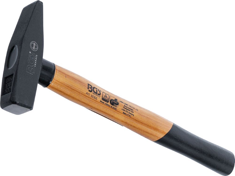BGS Schlosserhammer Hickory Stiel 500 gramm DIN 1041 Produktbild BGS Schlosserhammer Hickory Stiel 500 gramm DIN 1041