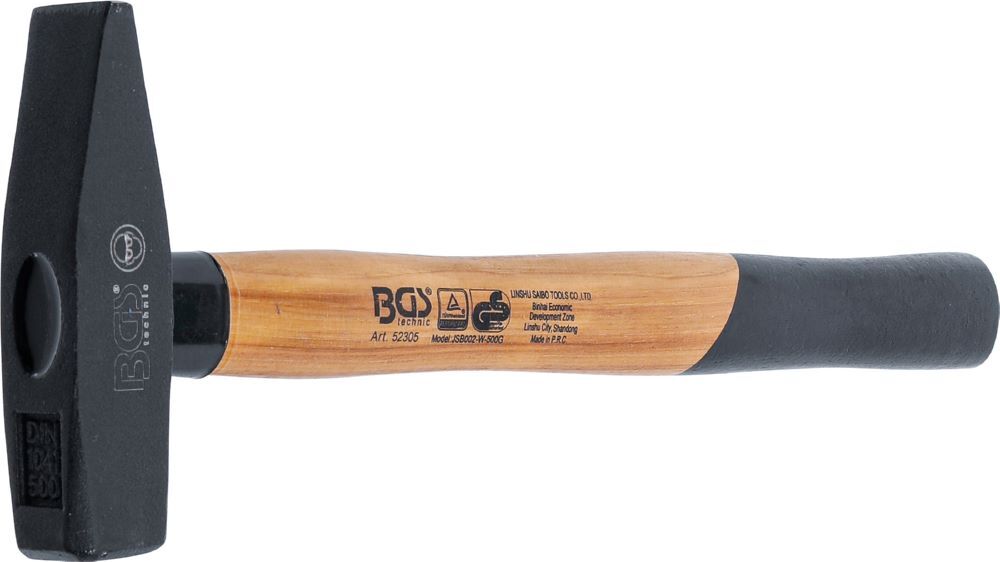 BGS Schlosserhammer Hickory Stiel 500 gramm DIN 1041 Produktbild BGS Schlosserhammer Hickory Stiel 500 gramm DIN 1041 bild 3