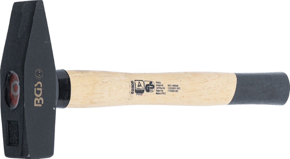 BGS Schlosserhammer Hickory Stiel 800 gramm DIN 1041 Produktbild BGS Schlosserhammer Hickory Stiel 800 gramm DIN 1041 bild 3