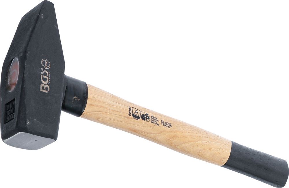 BGS Schlosserhammer Hickory Stiel 2000 gramm DIN 1041 Produktbild BGS Schlosserhammer Hickory Stiel 2000 gramm DIN 1041