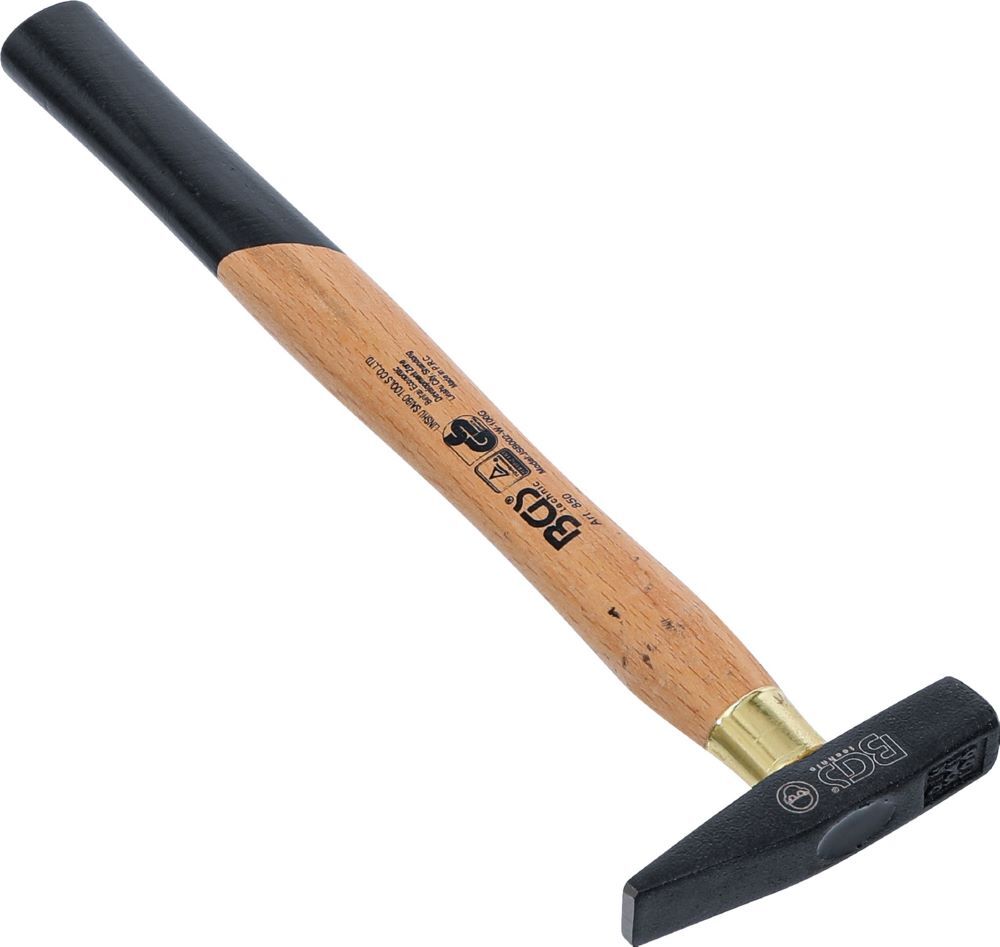 BGS Schlosserhammer Holz Stiel 100 gramm DIN 1041 Produktbild BGS Schlosserhammer Holz Stiel 100 gramm DIN 1041 bild 2