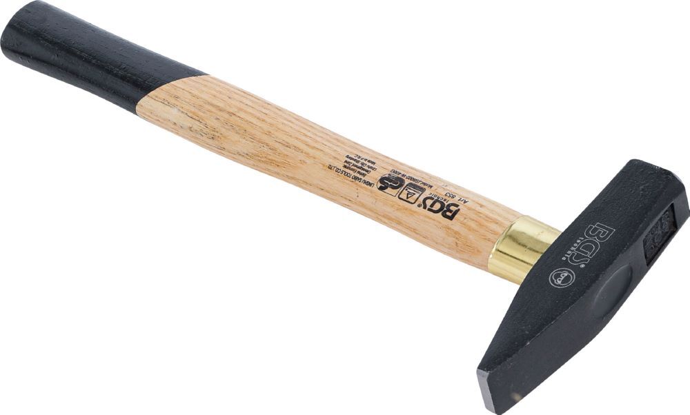 BGS Schlosserhammer Holz Stiel 400 gramm DIN 1041 Produktbild BGS Schlosserhammer Holz Stiel 400 gramm DIN 1041 bild 2