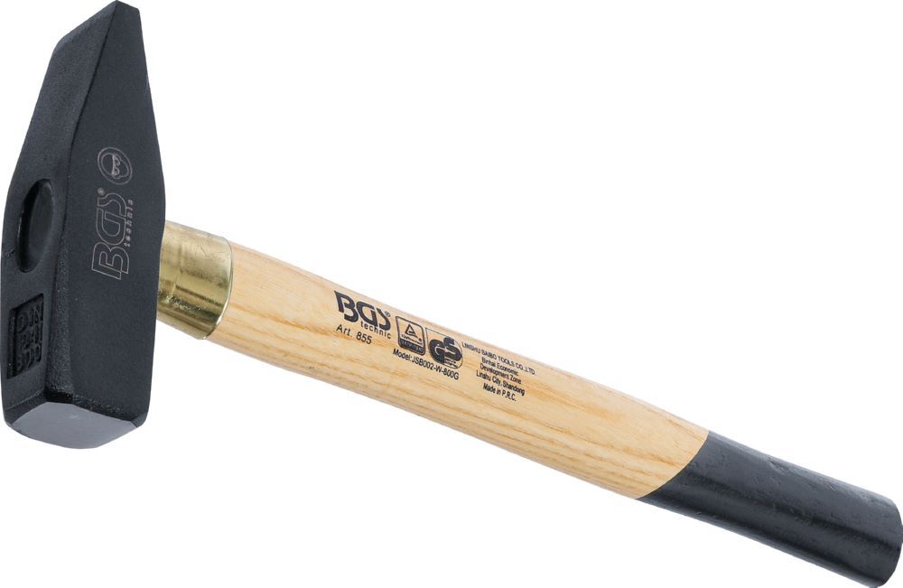 BGS Schlosserhammer Holz Stiel 800 gramm DIN 1041 Produktbild BGS Schlosserhammer Holz Stiel 800 gramm DIN 1041