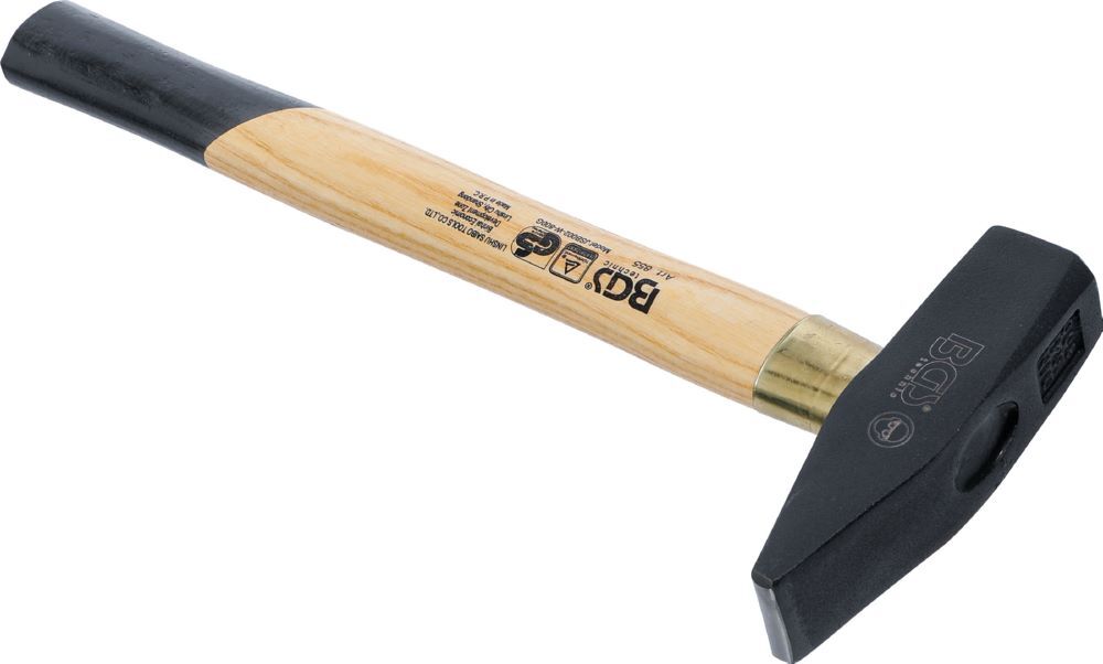 BGS Schlosserhammer Holz Stiel 800 gramm DIN 1041 Produktbild BGS Schlosserhammer Holz Stiel 800 gramm DIN 1041 bild 2