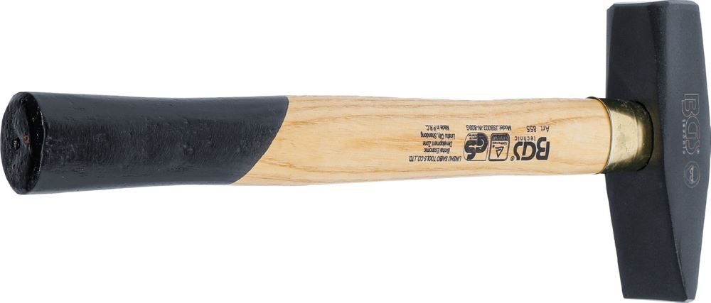 BGS Schlosserhammer Holz Stiel 800 gramm DIN 1041 Produktbild BGS Schlosserhammer Holz Stiel 800 gramm DIN 1041 bild 4