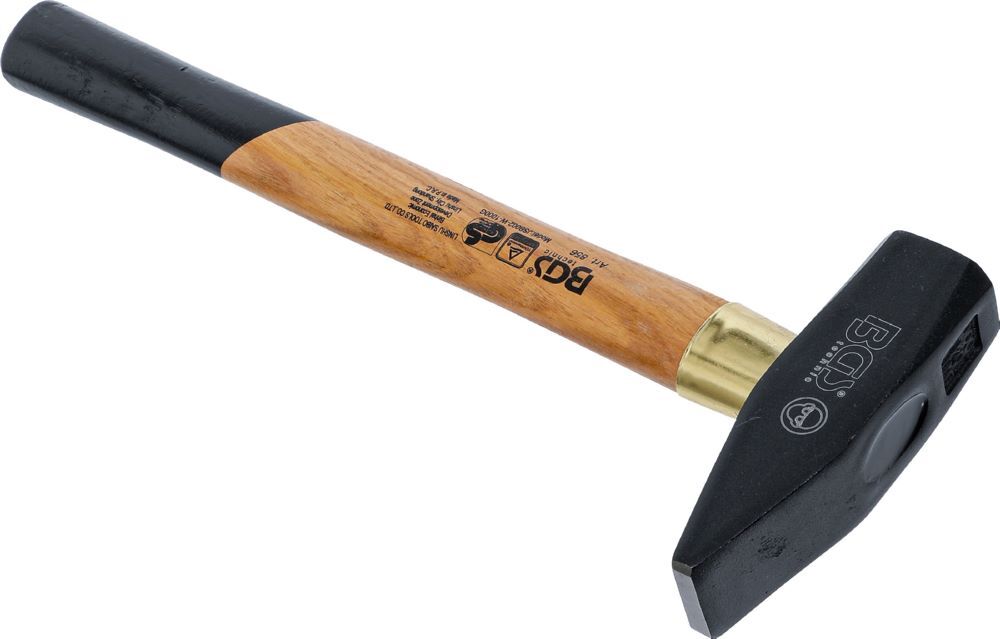 BGS Schlosserhammer Holz Stiel 1000 gramm DIN 1041 Produktbild BGS Schlosserhammer Holz Stiel 1000 gramm DIN 1041 bild 2