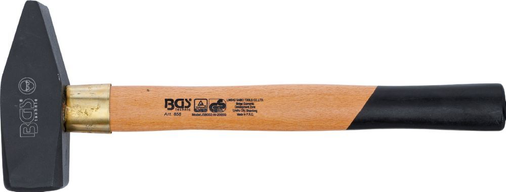 BGS Schlosserhammer Holz Stiel 2000 gramm DIN 1041 Produktbild BGS Schlosserhammer Holz Stiel 2000 gramm DIN 1041 bild 5