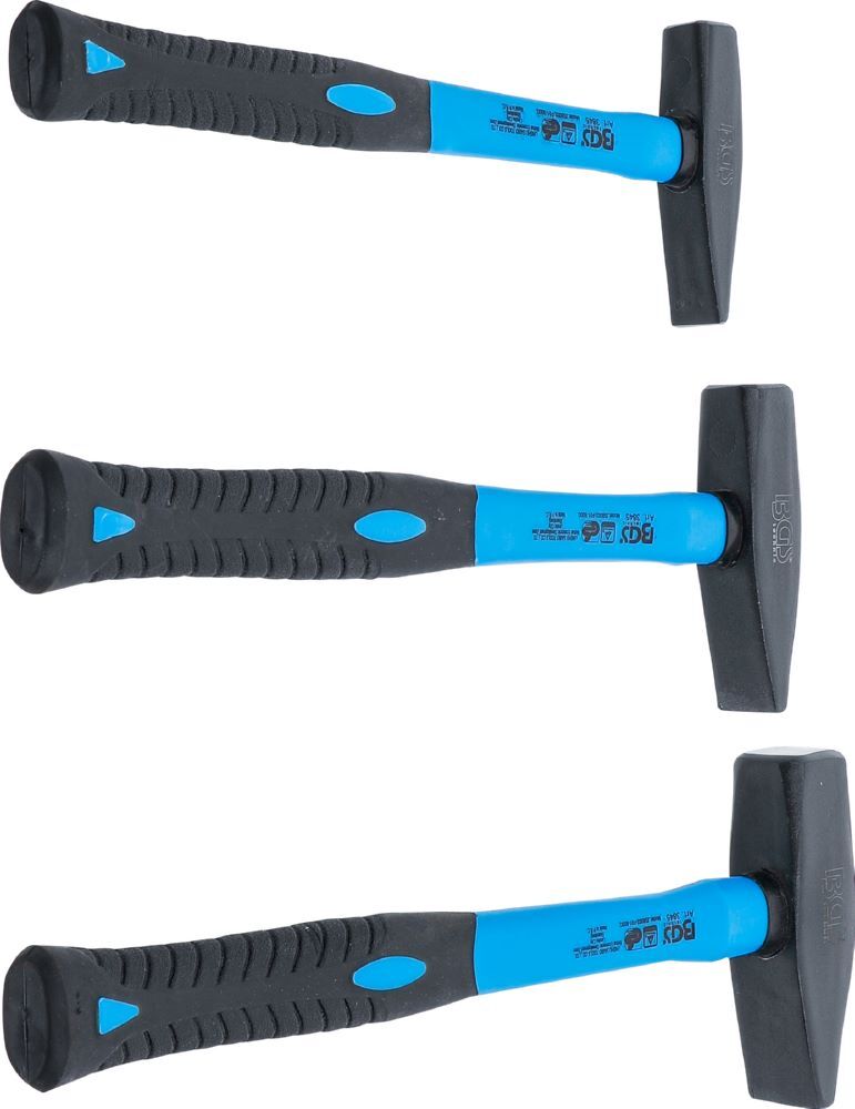 BGS Schlosserhammer Satz Fiberglasstiel 300 / 500 / 800 g 3 teilig DIN 1041 Produktbild BGS Schlosserhammer Satz Fiberglasstiel 300 / 500 / 800 g 3 teilig DIN 1041 bild 5
