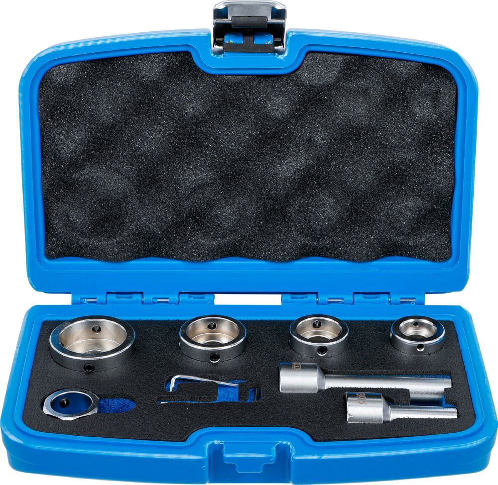 Produktbild BGS Schneideisen Adapter Satz für Stehbolzen 7 teilig