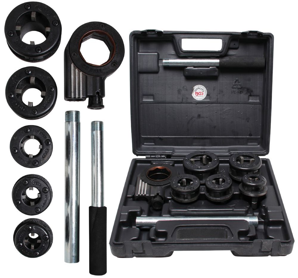 Produktbild BGS Schneidkluppen Satz 3/8 Zoll - 1.1/4 Zoll 7 teilig