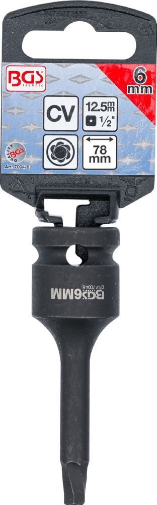 Produktbild Schraubenausdreher Antrieb Innenvierkant für defekten Innensechskant 6 mm bild 2