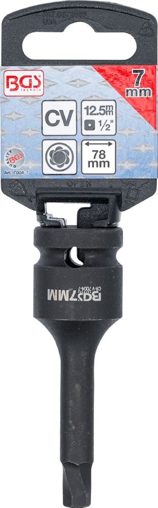 Produktbild Schraubenausdreher Antrieb Innenvierkant für defekten Innensechskant 7 mm bild 2