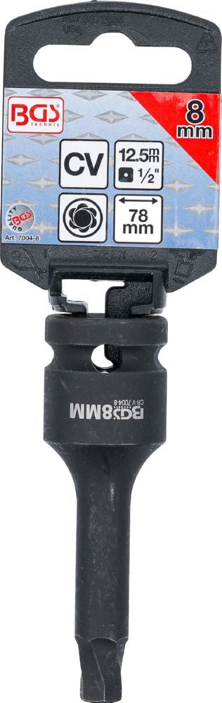 Produktbild Schraubenausdreher Antrieb Innenvierkant für defekten Innensechskant 8 mm bild 2