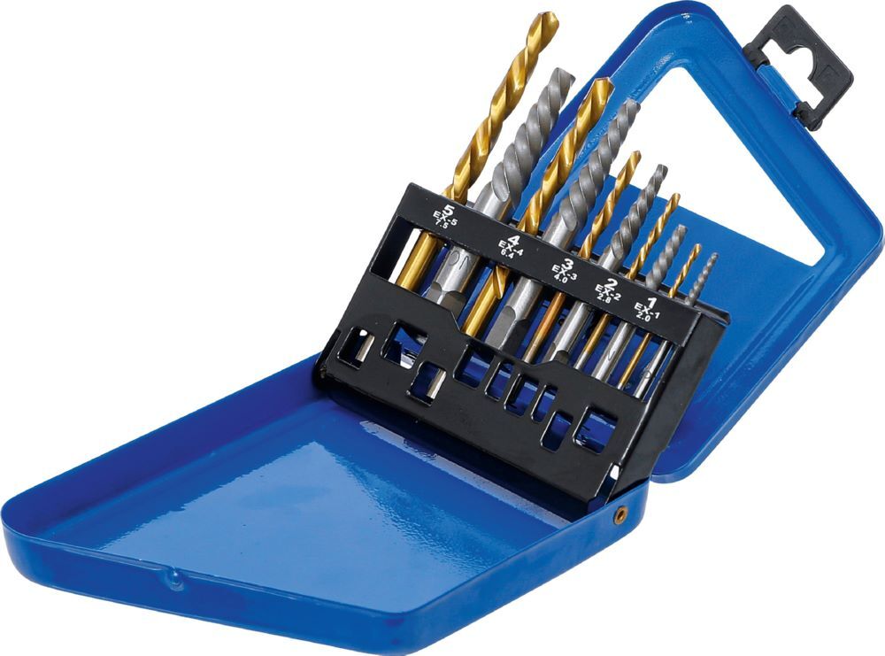 Produktbild Schraubenausdreher Linksbohrer-Satz HSS titan-nitriert 2 - 7,5 mm 10 teilig bild 3