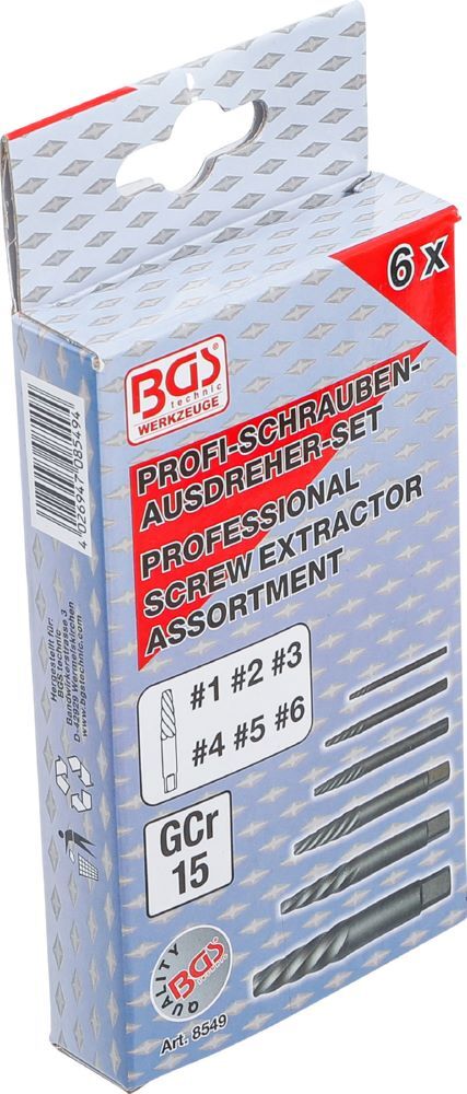 Produktbild Schraubenausdreher Satz 6 teilig bild 4