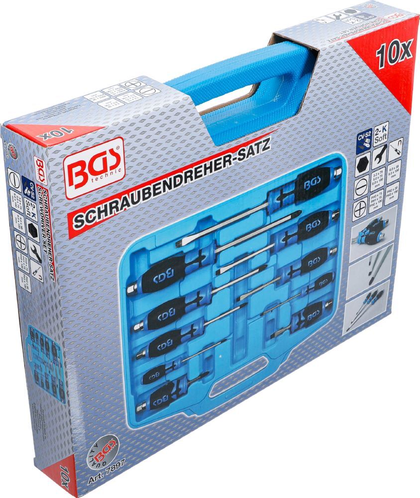 BGS Schraubendreher Satz 10 teilig Produktbild BGS Schraubendreher Satz 10 teilig bild 8