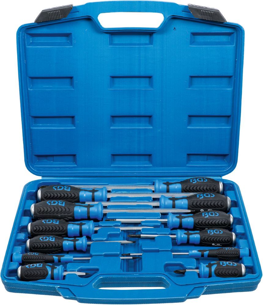 BGS Schraubendreher Satz mit 6,3 mm 1/4 Zoll Innenvierkant 12 teilig BGS Schraubendreher Satz mit 6,3 mm 1/4 Zoll Innenvierkant 12 teilig